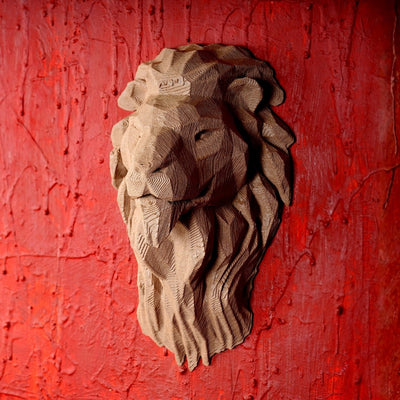 Wooden Braveheart Plant - Based Light Wood Wall Decor – Home Decor on Brown Living™. SKU: WOBREDPLLWA025. Img 1.