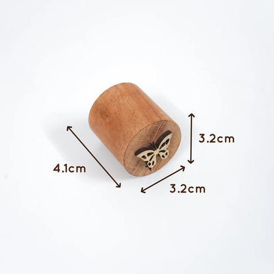 Wooden Butterfly Stamp Set – Craft Stamps for Kids & DIY Projects – Learning & Educational Toys on Brown Living™. SKU: butterflylife. Img 7.