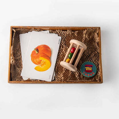 Wooden Cognitive Roll and Learn Set | Skill - Building Toy for Kids – Learning & Educational Toys on Brown Living™. SKU: TTCO004. Img 1.