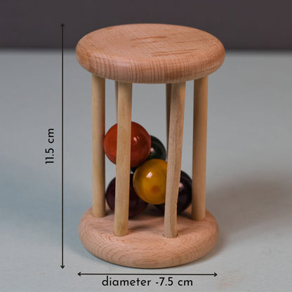 Wooden Cognitive Roll and Learn Set | Skill - Building Toy for Kids – Learning & Educational Toys on Brown Living™. SKU: TTCO004. Img 4.