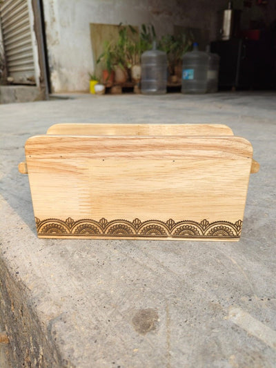 Wooden Cutlery Holder with Three Compartments – Kitchen Organizers on Brown Living™. SKU: Cutleryholder04. Img 2.