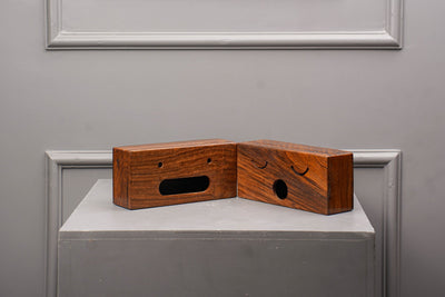 Wooden Double Side Tissue Box Holder | Eco - Friendly Dual Opening Box – Home Décor on Brown Living™. SKU: DSTB. Img 1.