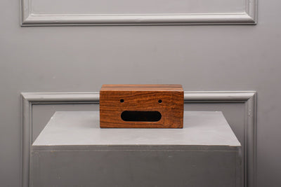 Wooden Double Side Tissue Box Holder | Eco - Friendly Dual Opening Box – Home Décor on Brown Living™. SKU: DSTB. Img 6.