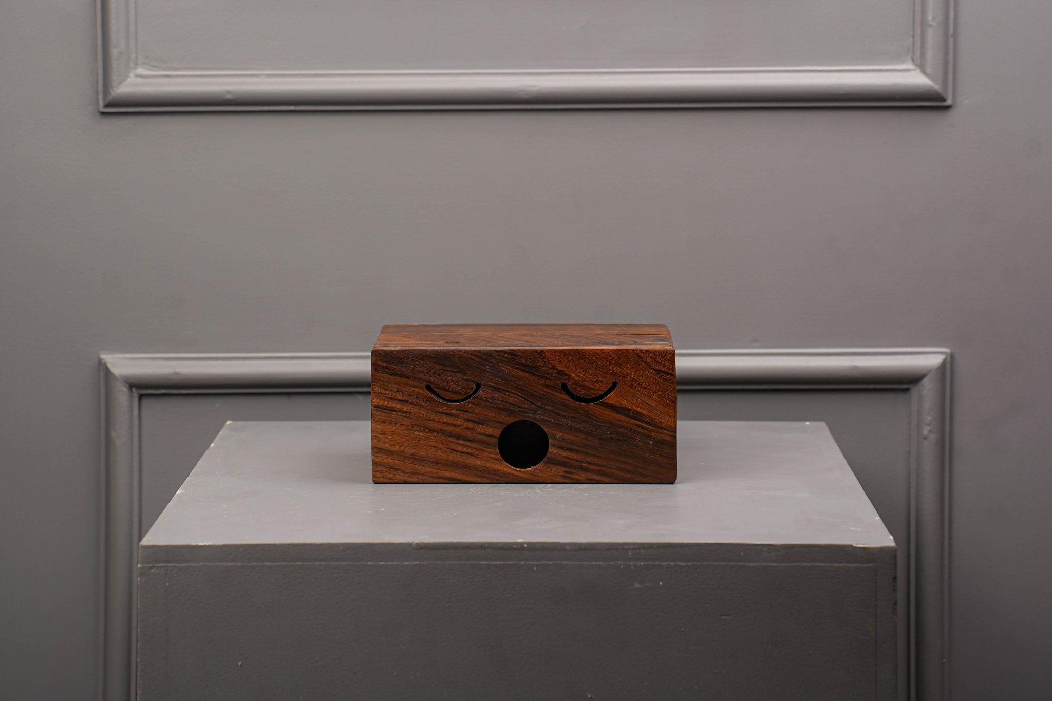 Wooden Double Side Tissue Box Holder | Eco - Friendly Dual Opening Box – Home Décor on Brown Living™. SKU: DSTB. Img 5.