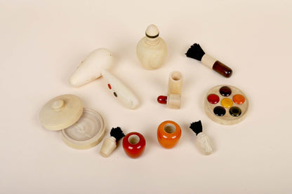 Wooden Makeup Play Set – Pretend Play Kit for Kids – Role & Pretend Play Toys on Brown Living™. SKU: WMUS. Img 6.