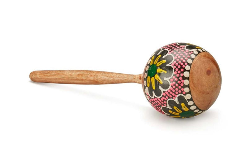 Wooden Maracas Shaker Painted | Verified Sustainable by Brown Living™