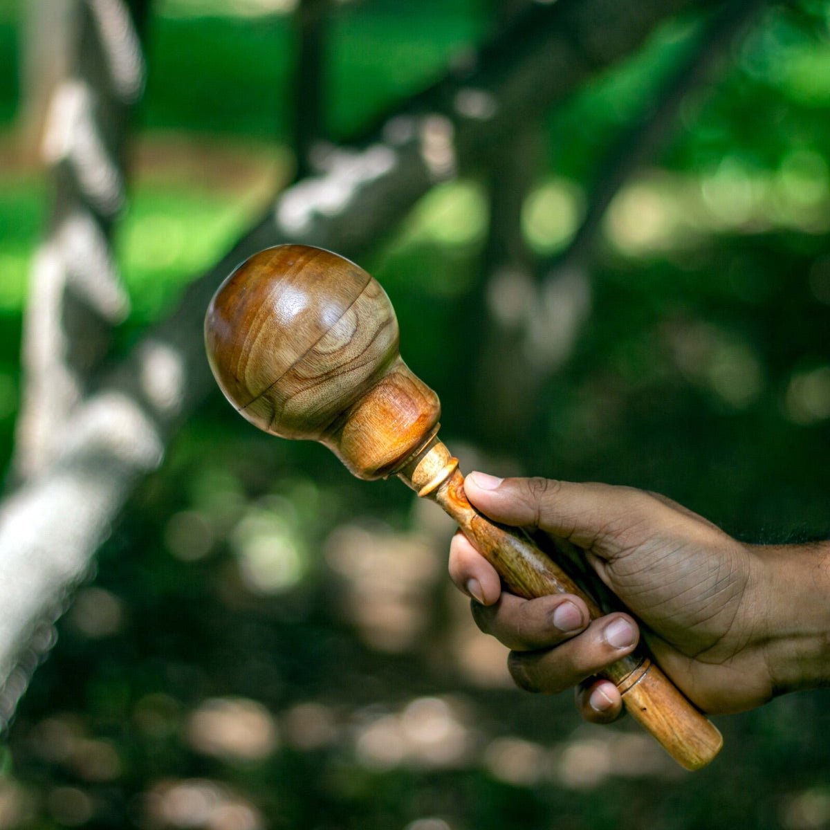 Wooden Maracas Shaker Plain | Verified Sustainable by Brown Living™