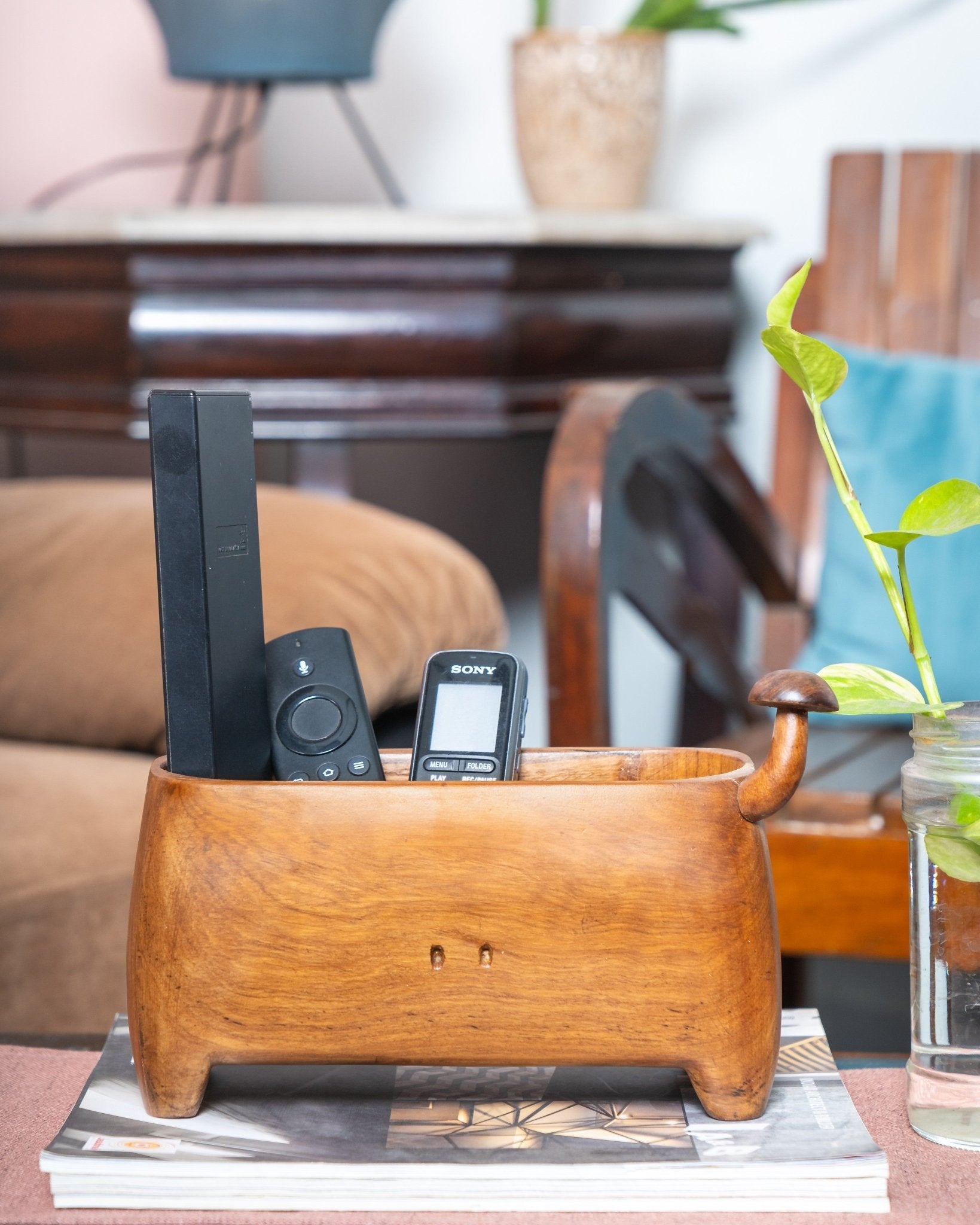 Wooden Mushroom Organizer | Desk Storage Holder – Desk Organizers on Brown Living™. SKU: WLMT. Img 13.