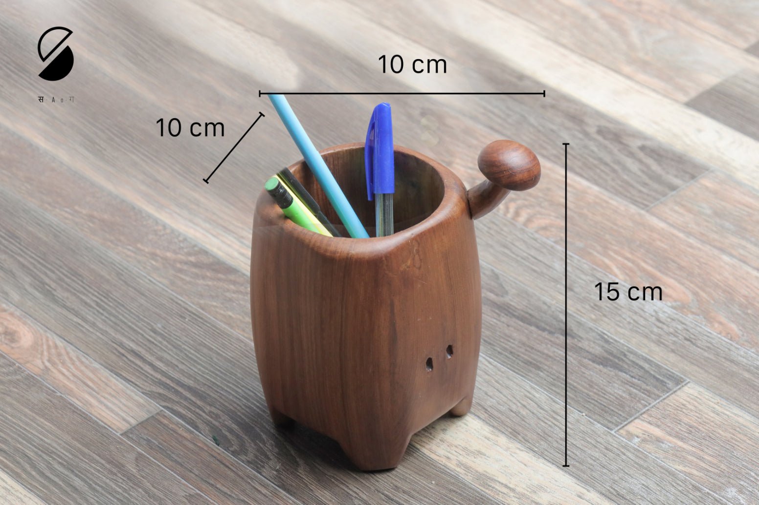Wooden Mushroom Organizer | Desk Storage Holder – Desk Organizers on Brown Living™. SKU: WMMT. Img 8.