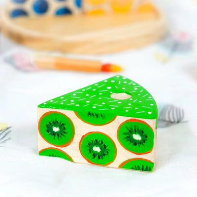 Wooden Rainbow Fruit Cake Toy – Montessori Educational Play – Learning & Educational Toys on Brown Living™. SKU: rainbowcke. Img 8.