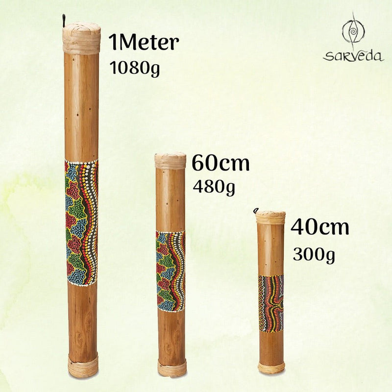 Wooden Rainstick 1 m | Verified Sustainable by Brown Living™