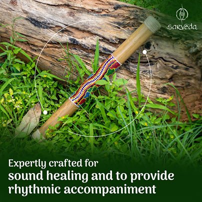 Wooden Rainstick 60 cm | Verified Sustainable Musical Instruments on Brown Living™