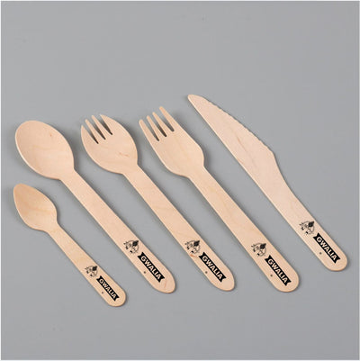 Wooden Roman Spoon | Disposable Travel-Friendly Cutlery – Cutlery on Brown Living™. SKU: ORKO-28-WRSn. Img 7.