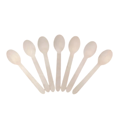 Wooden Spoon | Eco - Friendly Disposable Spoon | Pack of 10,000 – Cutlery on Brown Living™. SKU: CLEC-59. Img 1.