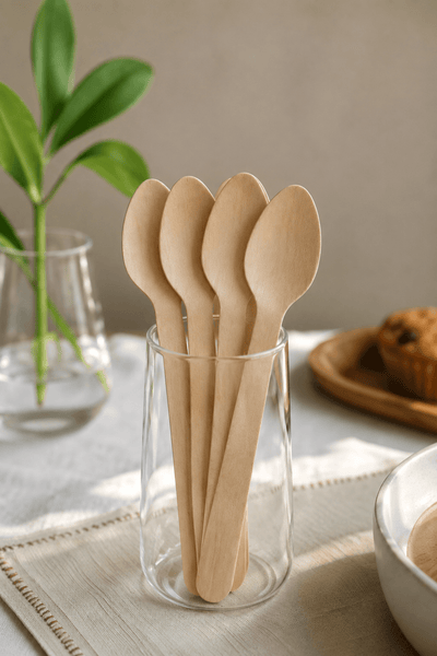 Wooden Spoon | Travel-Friendly Reusable Cutlery – Cutlery on Brown Living™. SKU: ORKO-1-WSN. Img 2.