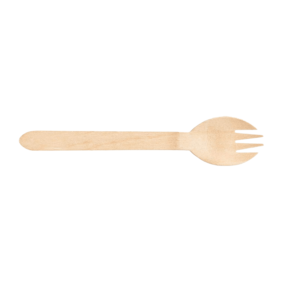 Wooden Spork 160 mm | Reusable Travel-Friendly Cutlery – Cutlery on Brown Living™. SKU: ORKO-22-SPON. Img 3.