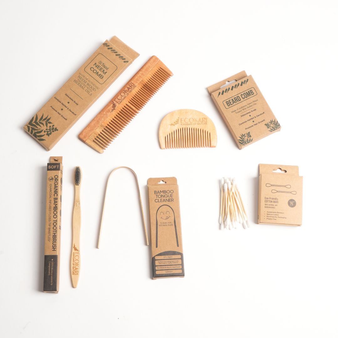 Wooden Wellness Personal Care Gift Set | Verified Sustainable by Brown Living™