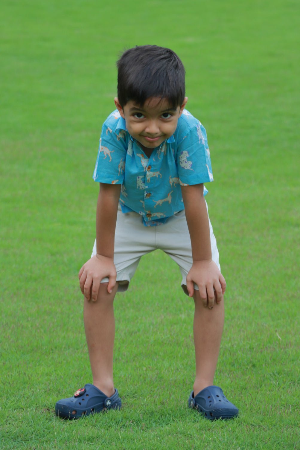 Woof Wonders Cotton Shirt for Boys – Kids Shirts on Brown Living™. SKU: WWB23G1. Img 2.