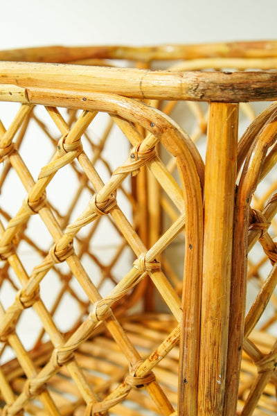 Woven Rattan Laundry Basket | Handmade, Eco - Friendly & Durable Storage – Laundry Baskets on Brown Living™. SKU: SYMBA003. Img 2.