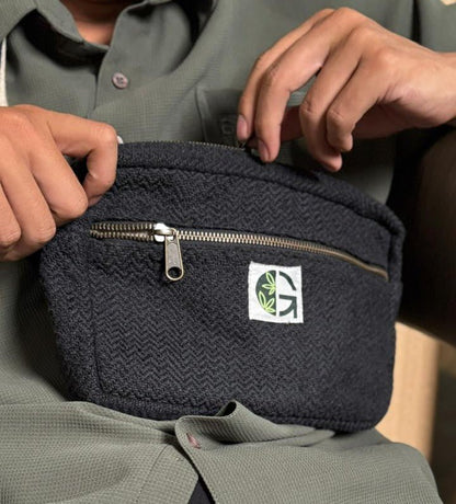 Yatra Fanny Pack | Compact & Stylish Waist Bag for Travel – Womens Handbag on Brown Living™. SKU: OGFPYF02. Img 4.