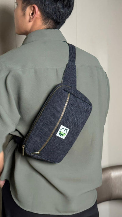 Yatra Fanny Pack | Compact & Stylish Waist Bag for Travel – Womens Handbag on Brown Living™. SKU: OGFPYF02. Img 3.