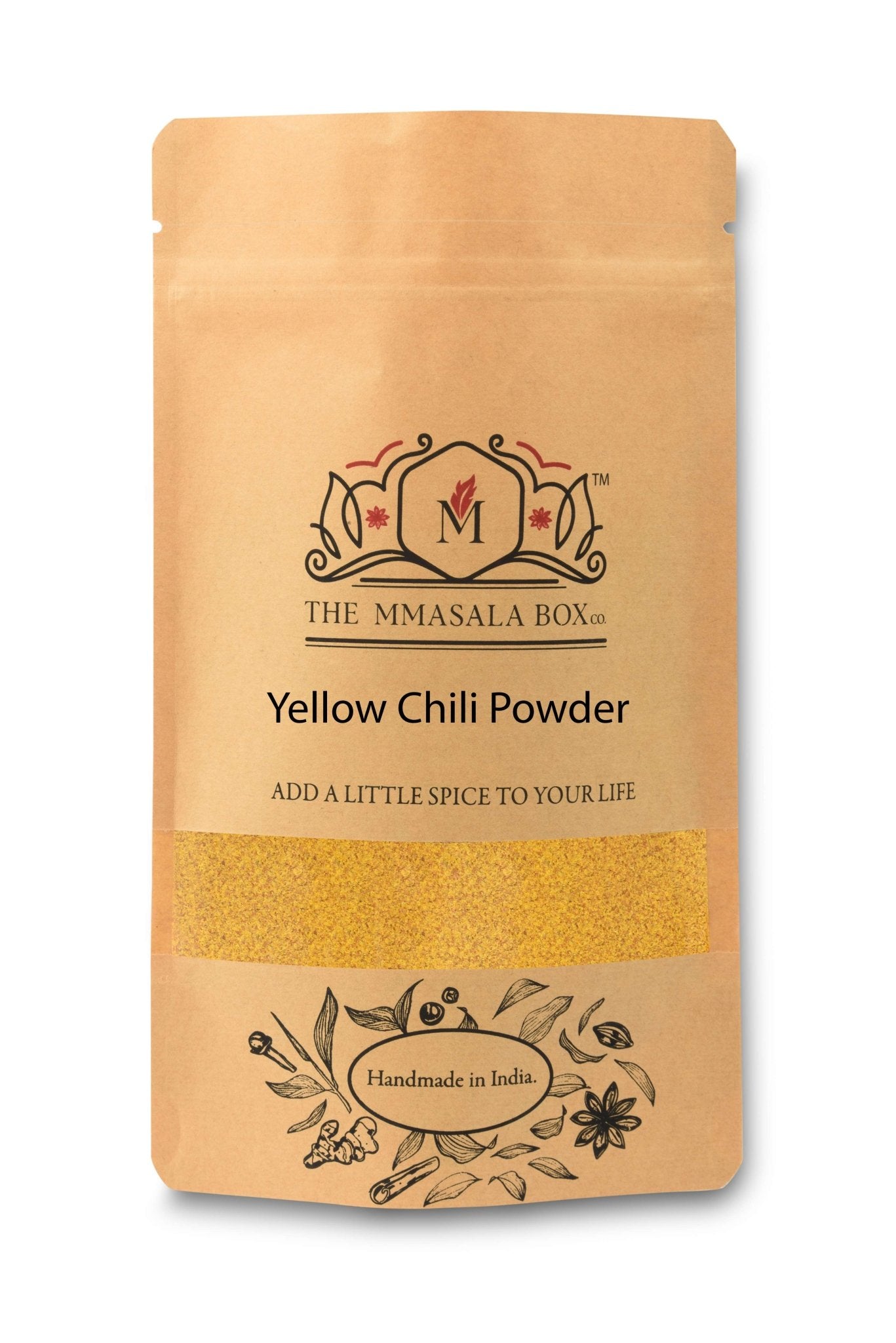 Yellow Chili Powder – Mild Heat Spice for Flavorful Indian Cooking – Seasonings & Spices on Brown Living™. SKU: 00S. Img 1.