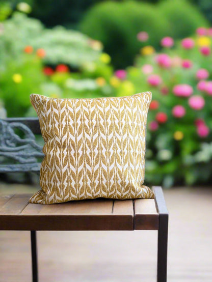 Yellow Miraz Double Sided Cushion Cover - Pack of 2 | Verified Sustainable by Brown Living™