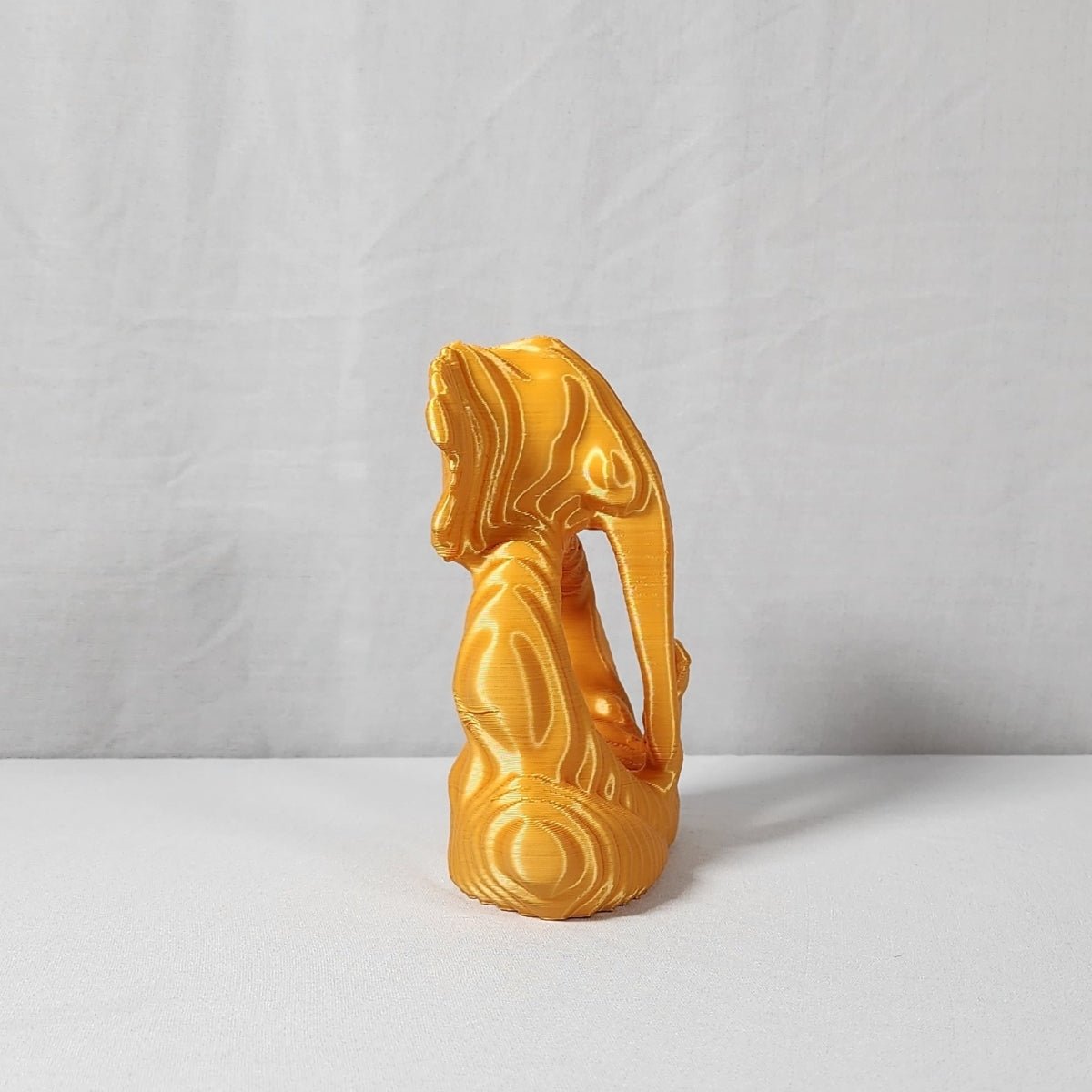 Yogic Ekdant Plant - Based Pure Gold Sculpture – Home Decor on Brown Living™. SKU: HAEKEDPLPGA101. Img 2.