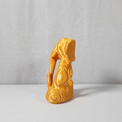Yogic Ekdant Plant - Based Pure Gold Sculpture – Home Decor on Brown Living™. SKU: HAEKEDPLPGA101. Img 3.