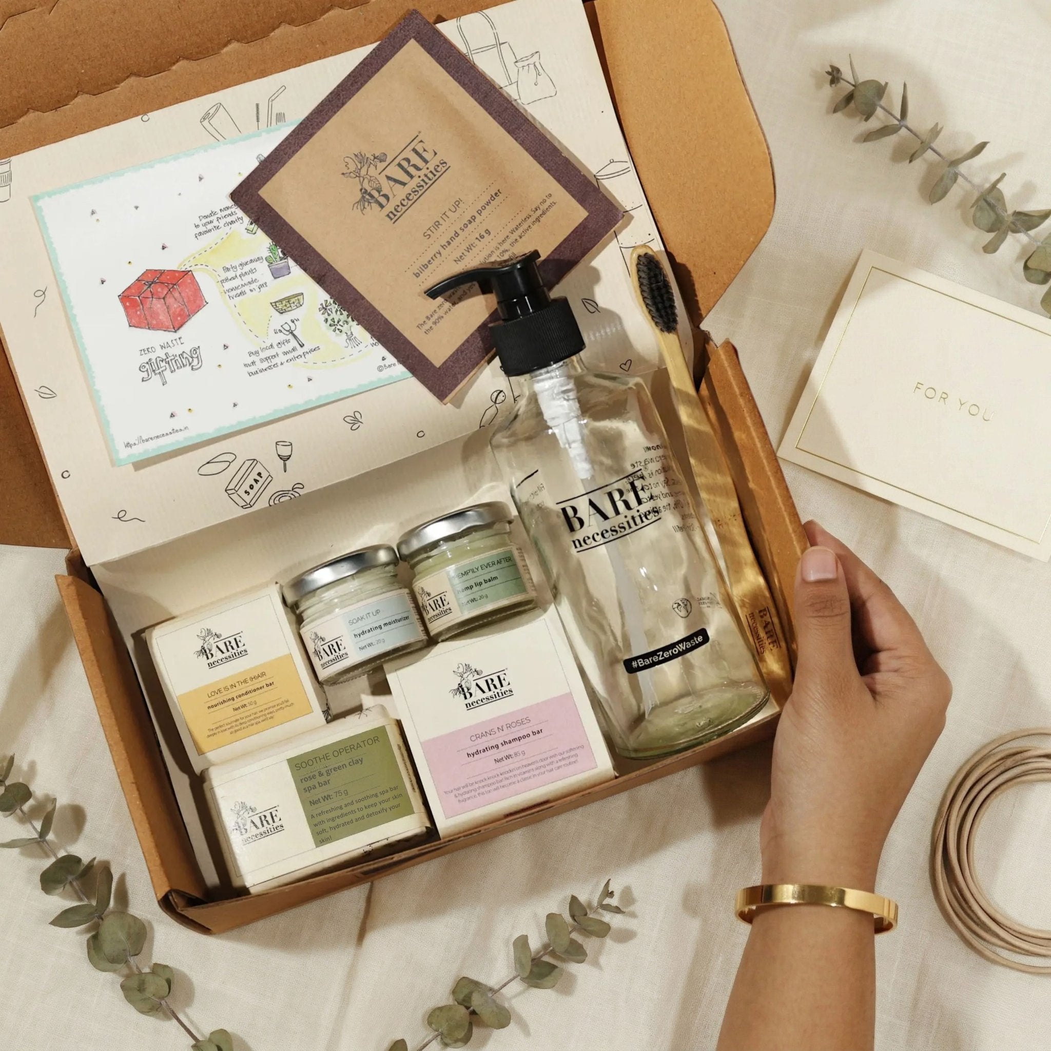 Your Sustainable Essentials Gift Hamper – Gift Giving on Brown Living™. SKU: KC067. Img 8.