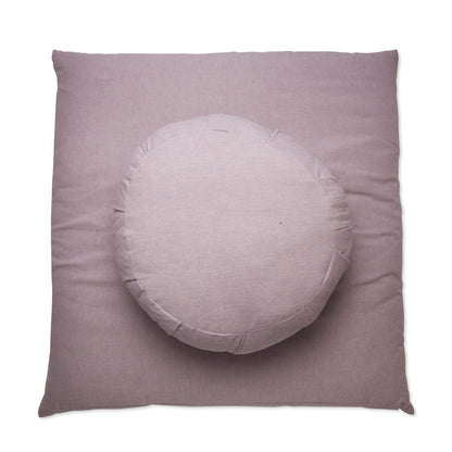 Zafu - Zabuton Meditation & Zen Cushion Combo - Lavendar | Verified Sustainable by Brown Living™