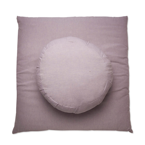 Zafu - Zabuton Meditation & Zen Cushion Combo - Lavendar | Verified Sustainable by Brown Living™