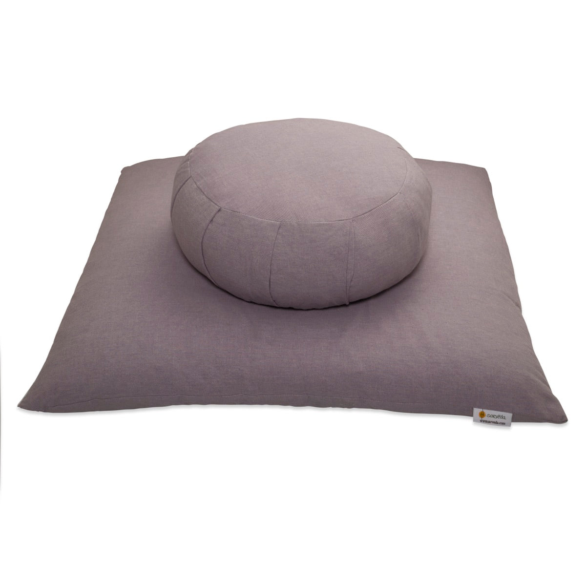 Zafu - Zabuton Meditation & Zen Cushion Combo - Lavendar | Verified Sustainable by Brown Living™