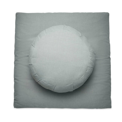 Zafu - Zabuton Meditation & Zen Cushion Combo - Misty Blue | Verified Sustainable by Brown Living™