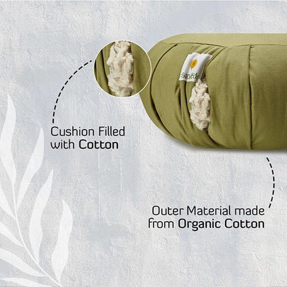 Zafu - Zabuton Meditation & Zen Cushion Combo - Navy Blue | Verified Sustainable by Brown Living™