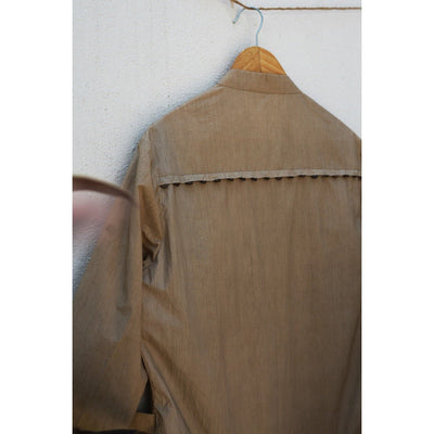 Zeev Cotton Kurta for Men | Comfortable Everyday Ethnic Wear – Mens Ethnic Sets on Brown Living™. SKU: SG0097XSn. Img 5.
