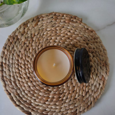 Zen Scented Soy Wax Candle – Relaxing Aromatherapy – Candles & Fragrances on Brown Living™. SKU: BGSC000006. Img 3.