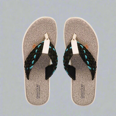 Zen Weaves Men's Vegan Flip Flops – Mens Slipons on Brown Living™. SKU: GreenSole_FL00000441. Img 2.