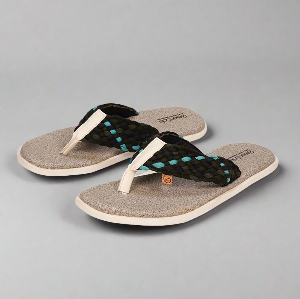 Zen Weaves Men's Vegan Flip Flops | Verified Sustainable by Brown Living™