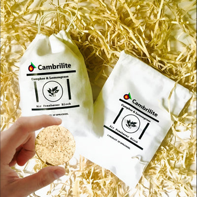 Zero - Waste Camphor Claystone Air Freshener Combo Pack – Fragrance Diffusers on Brown Living™. SKU: ZWCCAFPSANTAL1. Img 6.