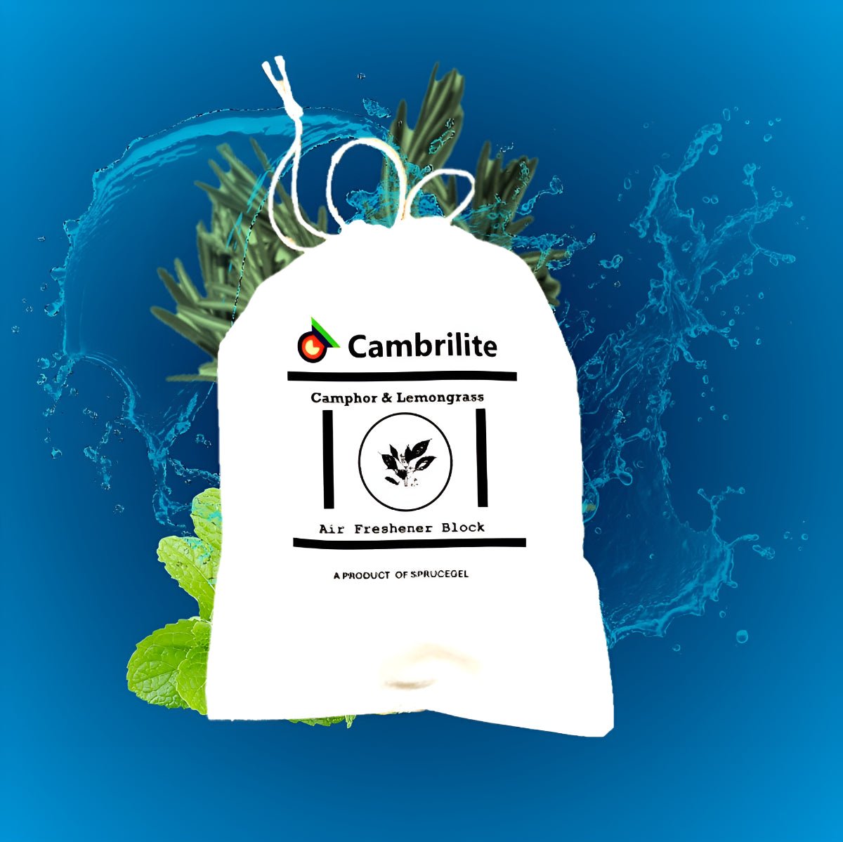 Zero - Waste Camphor Claystone Air Freshener Combo Pack – Fragrance Diffusers by Sprucegel available on Brown Living™. Minty Aqua . SKU: ZWCCAFPAQUA1. Img 3.