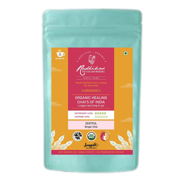 Zestful Ginger Chai- Health and Wellness Tea | Verified Sustainable Tea on Brown Living™