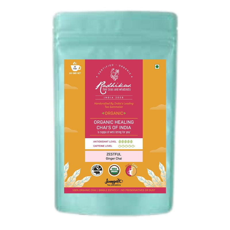 Zestful Ginger Chai - Health and Wellness Tea | Verified Sustainable by Brown Living™