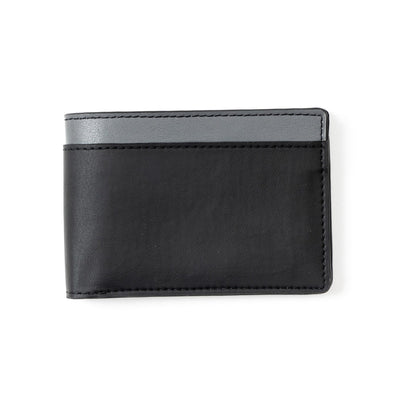 Zeus (Black & Grey) | Mens Wallet made of Vegan Cactus Leather – Mens Wallet on Brown Living™. SKU: MWGH 7010. Img 2.