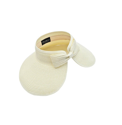 Zippi Visor Hat | Lightweight Sun Visor For Travel & Outdoor Wear – Womens Hat on Brown Living™. SKU: MBNL004010. Img 4.