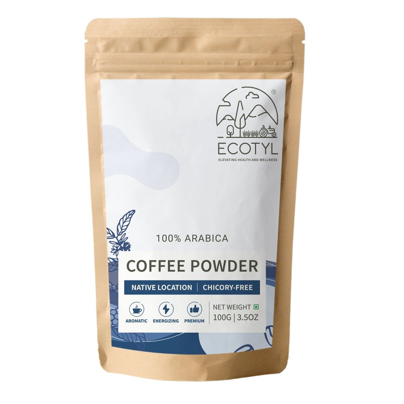 Buy 100% Arabica Coffee Powder-100g | Strong Flavour & Rich Aroma | Shop Verified Sustainable Coffee on Brown Living™