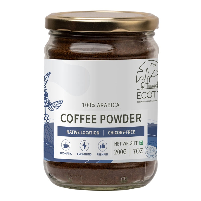 Buy 100% Arabica Coffee Powder- 200g | Strong Flavour & Rich Aroma | Shop Verified Sustainable Coffee on Brown Living™