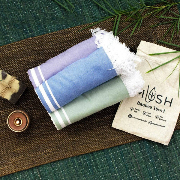 Buy Ultra Soft Anti-Microbial Turkish Bath Towel 100% Bamboo | Shop Verified Sustainable Bath Linens on Brown Living™
