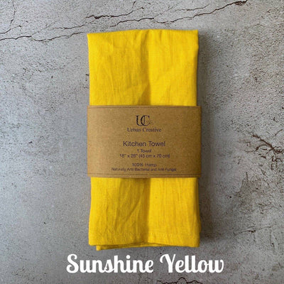 Kitchen Towels Set of 2 (18"x27" / 45x68 cm) 100% Hemp – Kitchen Linens on Brown Living™. SKU: UC - 7 / HKT_S2_NH. Img 12.