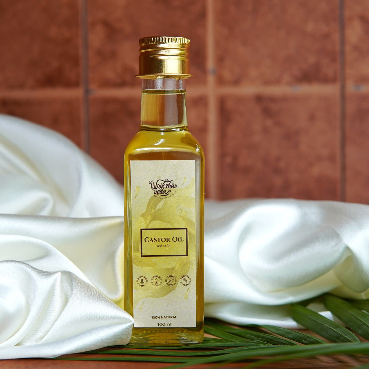 100% Natural Castor Oil 100 ml | Verified Sustainable by Brown Living™